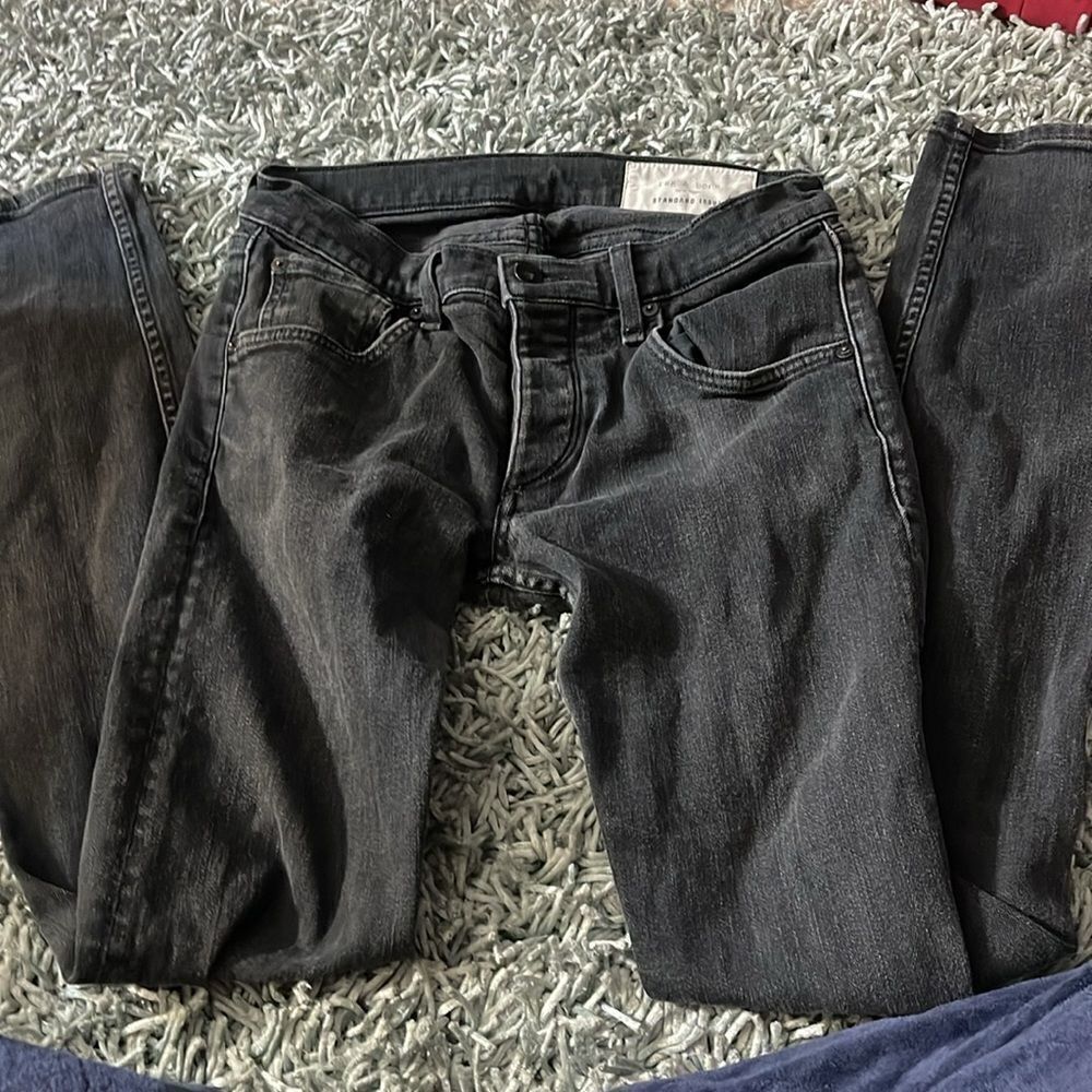 Rag And Bone Standard Issue Extra Slim Black Jean… - image 2